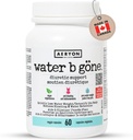 Agua B Gone – Láminas Diuréticas para Mujeres – Reducir la Retención del Agua y Bloating – Encontrar PMS Relief – 60 cápsulas Vegan - 20 días de suministro