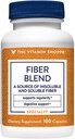 La vitamina Shoppe Fiber Blend, una fuente natural de fibra insoluble y soluble, apoya la salud digestiva y la regularidad (100 cápsulas)