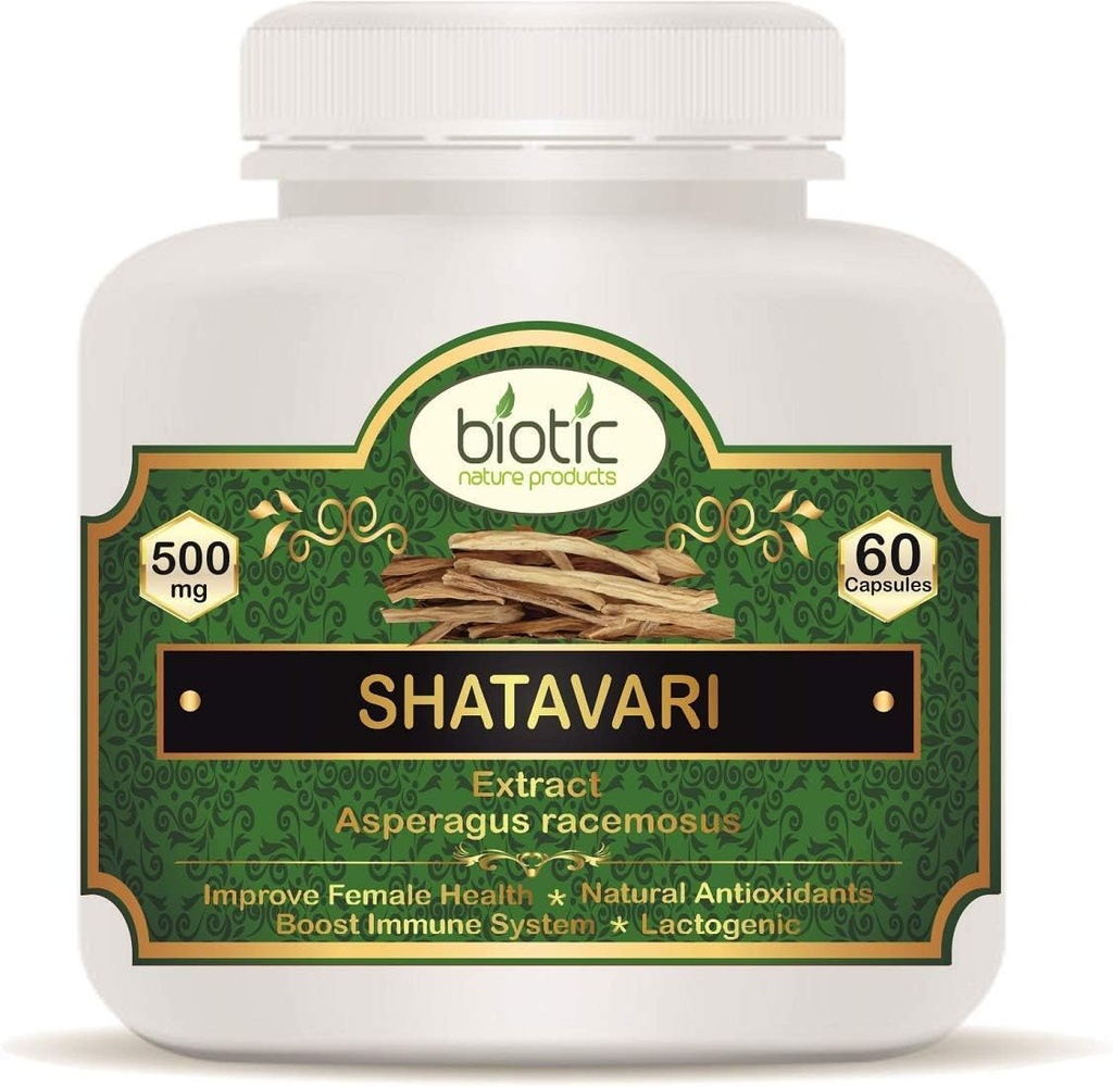 Genérico KEN Shatavari Capsules 500mg - 60 Veg Capsules
