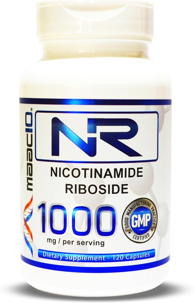 MAAC10 NR Nicotinamide Riboside 1000mg Sirviendo Silencio Tercera Parte Laboratorio testado NAD+ Suplemento Silencio NMN Suplemento Alternativa.