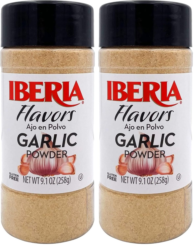 Pólvora de ajo ibérico, 9,1 Oz (Pack of 2)