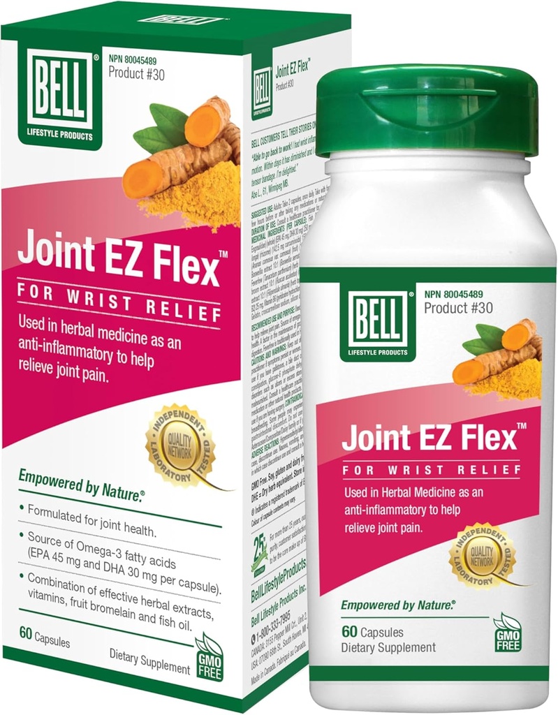 Síndrome del túnel Bell Carpal (60 caps)