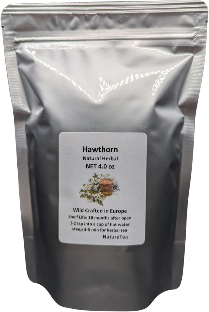Hawthorn - Crataegus laevigata Leaf &amp; Flower C/S del 100% Nature (8 oz)