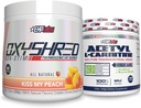 EHP Labs Non-Stim + Acetyl Bundle - OxyShred Thermogenic Pre Workout Powder " Shredding Supplement - Acetyl L-Carnitine - Supports Natural Energy Production, Aids Metabolism, " Healthy Brain Function