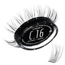 Lashify Curl 16mm Gossamer Extensión de pestañas Rellenar, Negro, DIY Falsos pestañas para un look natural