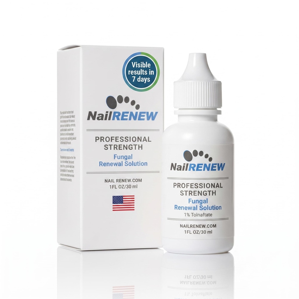NailRENEW Antifungal - Tratamiento de hongos funcionales para hongos, decolorados o frágiles (1 botella)