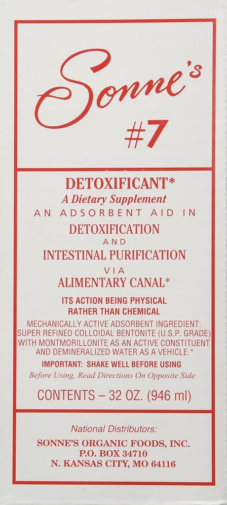 Detoxificación de Sonne No 7, 32 Fluid Ounce