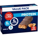 Fiber One Chewy Protein Bares, Caramel Nut, Protein Snacks, 10 ct
