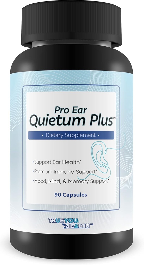 Pro Ear Quietum Plus - Natural Ear Support Supplement to Promote Health Auditory System - Aid Inner Ear &amp; Middle Ear Health - Support Reduced Ear Ring &amp; Buzzing - Promote Healthy Hearing
