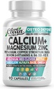 Allin1 Calcio Magnesio Zinc Suplemento con Potasio, Cobre, Estroncio, Silica, Vitamina D3 K2, Borón, Vitamina B1 B12 Red Clover Herb Alfalfa Basil Píldoras para Hombres &amp; Mujeres Limpia Nutra Osteo Defend
