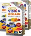 LABO Nutrition Ultimate VisionREGAIN, Vitamina Ocular Más allá de AREDS 2 Fórmula con Lutein, Zeaxanthin, Saffron Extract, Blueberry for Macular &amp; Retinal Health, Eye Fatigue, Night Vision Support 60 Countsx3