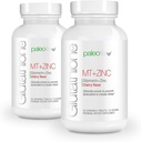 PaleoLife Premium Glutathione + Milk Thistle + Zinc - 60 Chewable Tablets, Cherry Flavor (2-Pack)