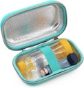 CASEMATIX Asma Inhaler Case Fits Inhaler Spacer For Adults, Masks, Inhaler Holder and More - Compact Size Fits 6.25" Maximum, Incluye ASTHMA CASE ONLY