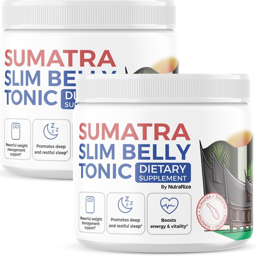 NutraRize (Pack of 2 Sumatra Slim Belly Tonic Powder - Suplemento dietético, All-Natural Maximum Strength Powder, Comentarios