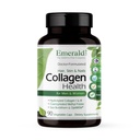 EMERALD LABS Collagen Health - Hydrolyzed Collagen for Healthy Hair, Skin & Nails with Saw Palmetto " Beta-Sitosterol - También admite Immune " Adrenal Health - 90 Vegetable Capsules (30-Day Supply)