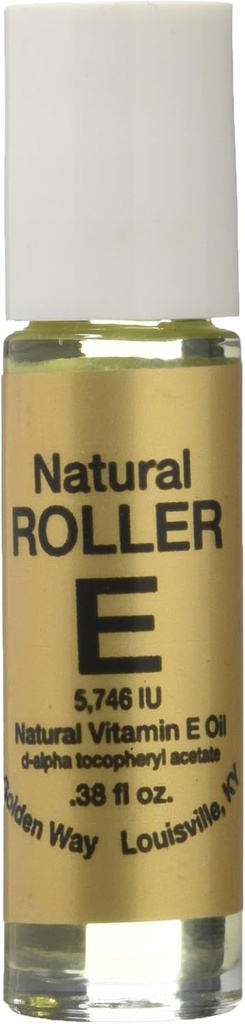Golden Way Natural Vitamina E Roller, 0.38 Fluid Ounce