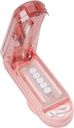 Pill Cutter Splitter for Small and Tiny Pills, Pill Splitter Corta de forma precisa Múltiples píldoras de vez en cuando para medicamentos grandes y pequeños, Sharp Blade con Safety Guard (Pink)