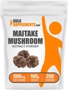 BulkSupplements.com Maitake Mushroom Extract Powder - Maitake Mushroom Suplemento Superfood Suplemento - Gluten Free, 500mg por Serving, 100g (3.5 oz) (Pack of 1)