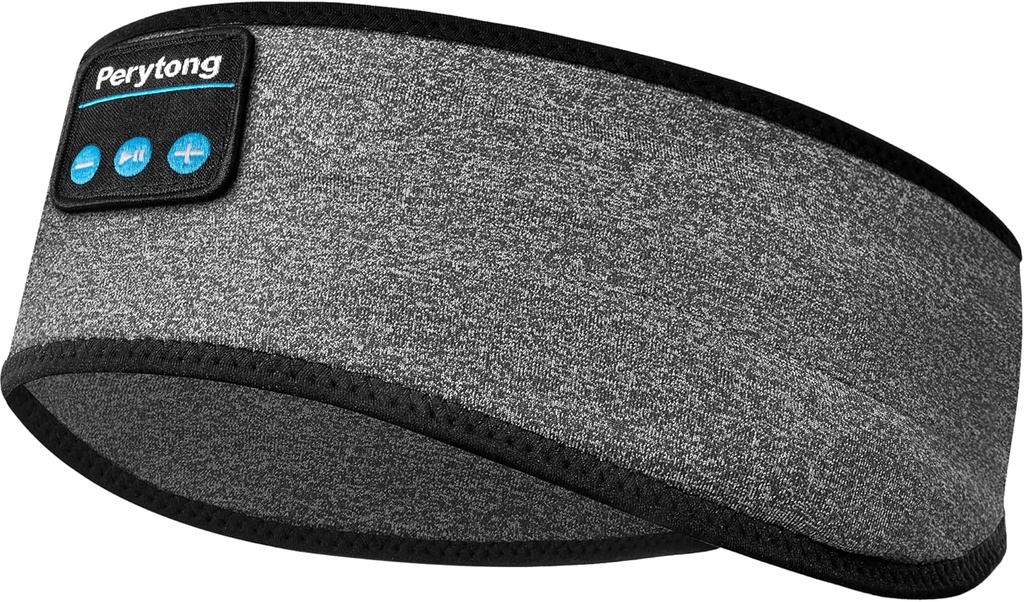 Perytong Bluetooth Sleep Headphones Headband with HD Speakers - Noise Cancelling, for Side Sleepers, Workout, Jogging, Yoga