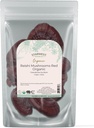 Botánicos Starwest Red Reishi Mushrooms Whole Organic - Secado Reishi Mushrooms for Herbal Tea & Cooking, Ganoderma Lucidum, Certified Kosher, Non-GMO - 4 oz Pouch