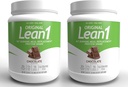 Lean1 Meal Reemplazo Protein Shake, Chocolate Flavor, 2-PACK de 15 Tubos de servicio