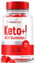 rize labs KetoBites Keto+ACV Gummies, All Natural Gummies for Advanced Weight Loss, Apple Cider Vinegar Suplemento, Comentarios Oficiales (60 Gummies)