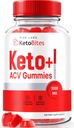 rize labs KetoBites Keto+ACV Gummies, All Natural Gummies for Advanced Weight Loss, Apple Cider Vinegar Suplemento, Comentarios Oficiales (60 Gummies)