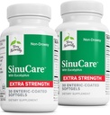 Terry Naturalmente SinuCare Extra Strength - Suplemento dietético con Eucalyptus & Myrtle - Immune &amp; Lung Health Support - Suplemento Formula to Aid Sinus Health - 30 Servings (Pack of 2)