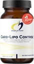 Diseños para el Control de Carb-Lipo de Salud (ProtectZyme) - Enzima Digestiva para ayudar a minimizar la absorción de grasa + almidón y la digestión de Gluten, Casein - soporta la composición saludable del cuerpo (60 cápsulas)