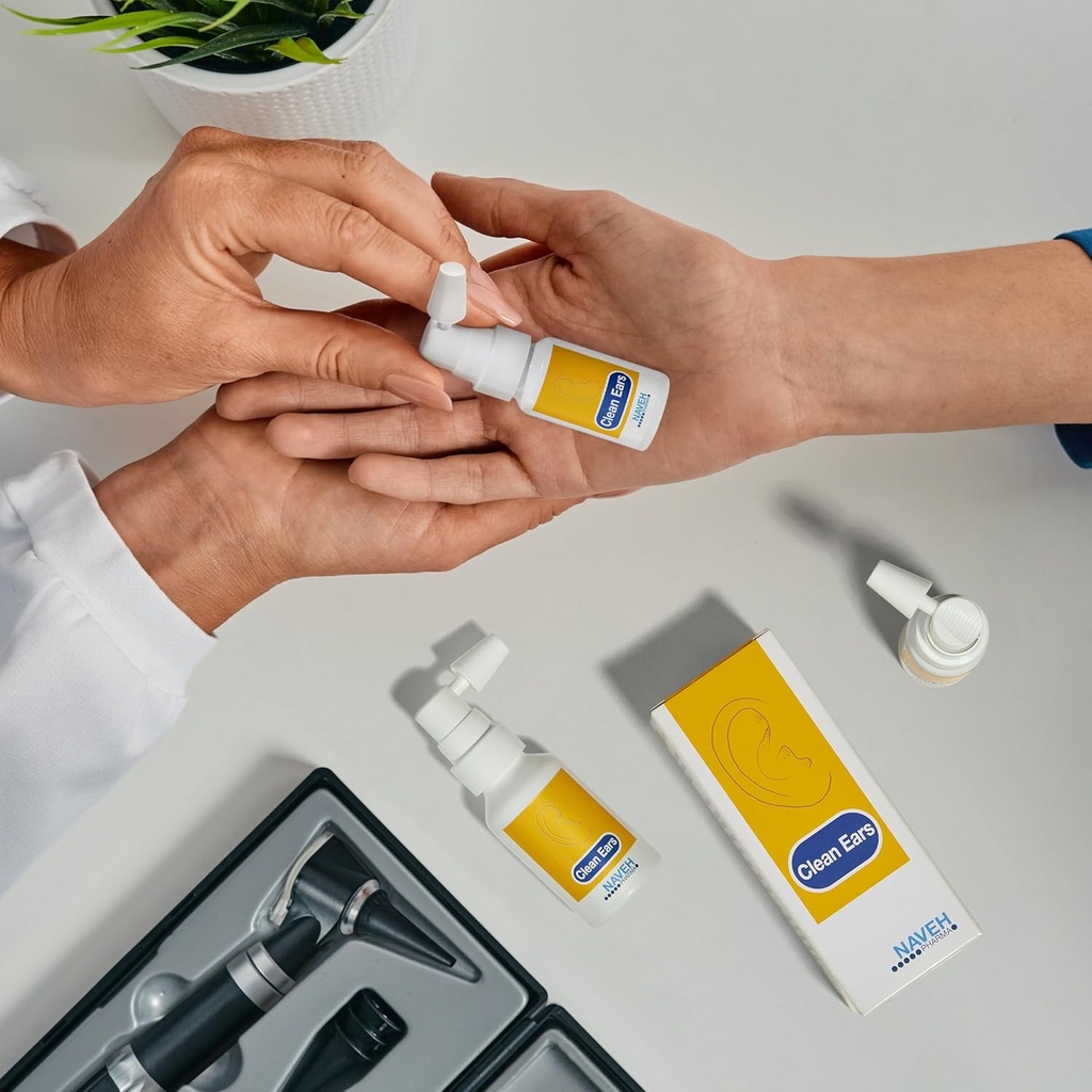 NAVEH PHARMA CleanEars Earwax Removal Spray 0.5 Fl Oz