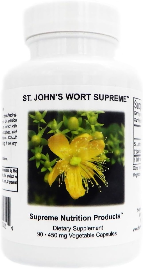Supreme Nutrition St. John’s Wort Supreme, 90 Puro St. John’s Wort Capsules