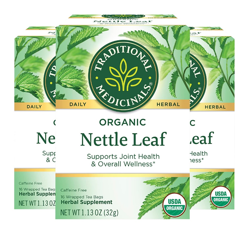 Medicinal Tradicional Hoja Orgánica Herbal Tea, apoya la salud conjunta &amp; Bienestar general, (Pack of 3) - 48 bolsas de té Total