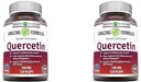 Fórmulas increíbles Quercetina 500 Mg, 120 VCaps - Suplemento dietético, cápsulas Vegan, no GMO, libre de gluten - Optimal con una dieta equilibrada y ejercicio regular