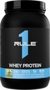Regla 1 Whey Protein – 24g Proteína de acción rápida de todas las fuentes con EAAs ocurridas naturalmente " BCAAs para recuperación de ejercicios o cualquier uso en cualquier momento (2 libras*, menta de chocolate)