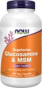 AHORA Suplementos de alimentos, Glucosamina &amp; MSM (GreenGrown® Glucosamine), Vegetariano, 240 cápsulas de verduras