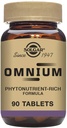 Solgar Omnium - 90 Tabletas - Complejo de Fitonutrientes + Fórmula Múltiple de Vitamina &amp; Mineral - Non-GMO, Vegan, Gluten Gratis - 45 Servimientos