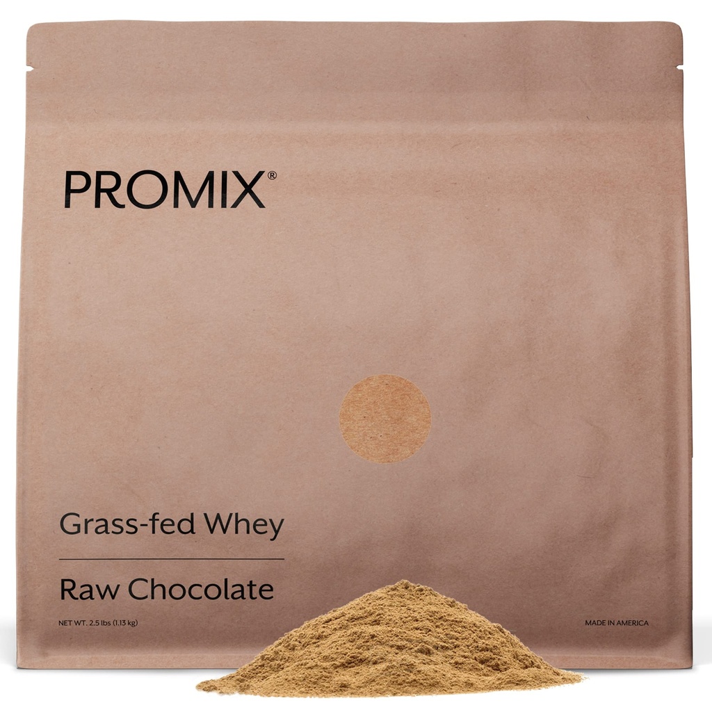 ProMix Nutrition Whey Protein Powder, Chocolate Peanut Butter - Grass-Fed - Post Workout Fitness & Nutrition Shakes, Smoothies, Baking &amp; Cooking Recipes - Gluten-Free - 2.5 Libra (Pack of 1)
