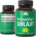 PrimaVie Purified Shilajit Capsules Made with Pure Shilajit Powder. Suplemento natural clínicamente probado con 40+ Minerales Trace, Ácido Fulvico. Tablas Soporte Mitocondria + Función cerebral