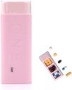 Organizador de píldoras de viaje 3 veces al día, Caja de píldoras diarias para viajes, dispensador de caja de píldoras portátiles lindo para suplementos, píldoras, vitaminas y medicamentos (Pink)