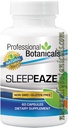 Botánicos profesionales Eze del sueño, suplemento natural del aide del sueño, suplemento del sueño no formada del hábito del sueño Valerian Root y la manzanilla alemana - 60 cápsula vegetariana
