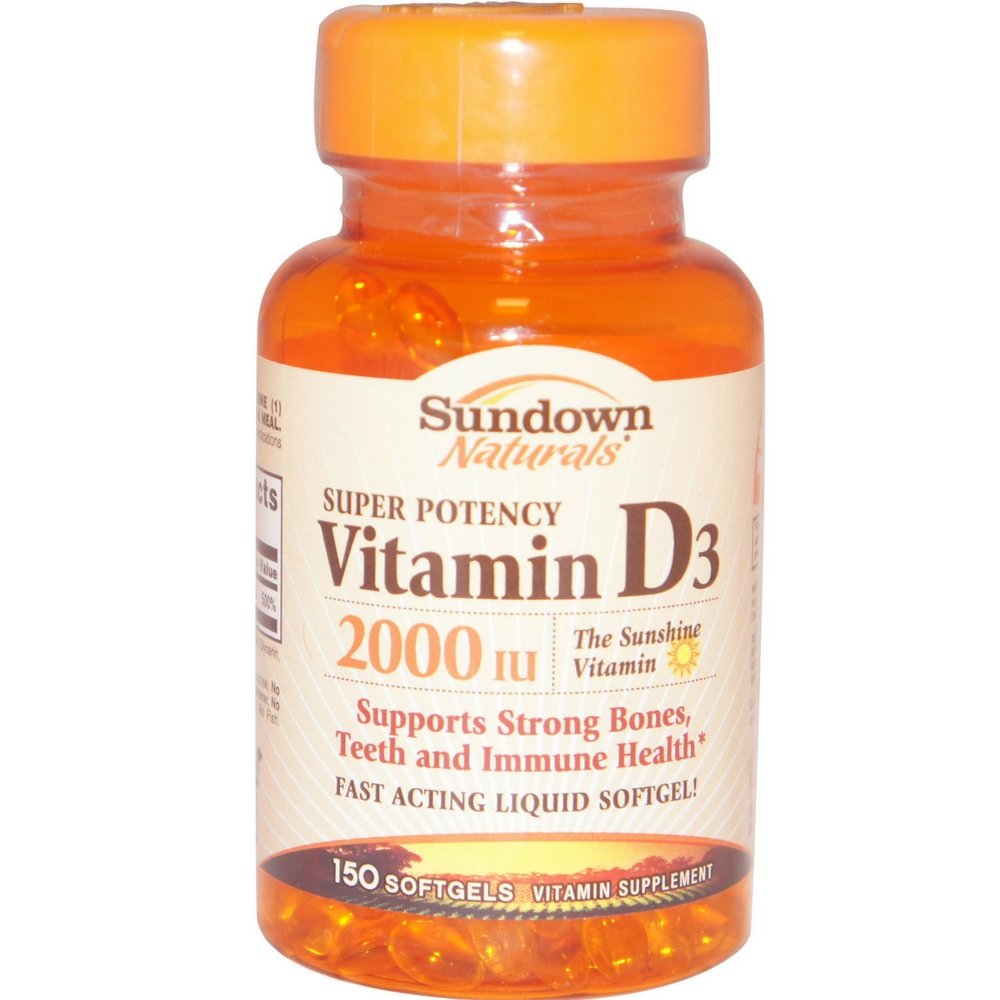Sundown, Vitamin D-2000 Iu Softgels, 150 ct
