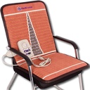 MediCrystal Far Infrared Chair Mat - 40”L x 20”W - Amatista natural - FIR Calefacción 86-158 °F (30-70°C) - Ion negativo - Original Fabricante- Hot Stone Pad