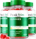 (3 Pack) Peak Trim Keto Gummies, PeakTrim Keto ACV Gummies, All Natural Keto Gummy s, Apple Cider Vinegar 1000MG, Maximum Strength Supplement to Support Fitness Goals, Reviews (180 Gummies)
