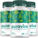 (3 Pack) Puravive Advanced Formula, Puravive Capsules, Puravive Exotic Rice All Natural Pills Suplemento Puravive Total Support Suplemento para Hombres y Mujeres (180 cápsulas)