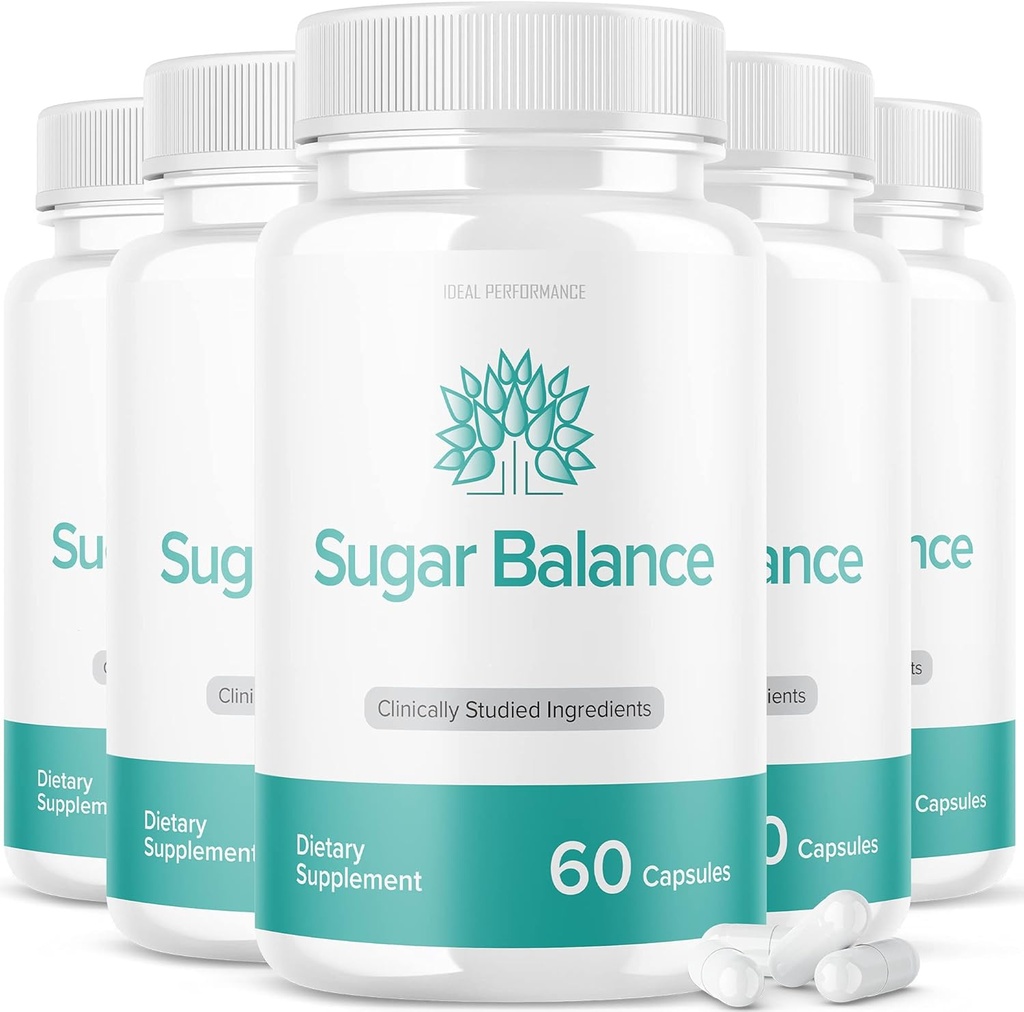 (5 Pack) SugarBalance Capsules Suplemento Max Advanced Formula (300 cápsulas)