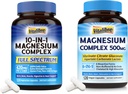 Complejo de Magnesio 500 mg y 10 en 1 Complejo de Magnesio