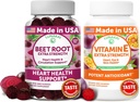 Lunakai Beet Root y vitamina E con C Gummies Bundle – Antioxidante y Wellness Support