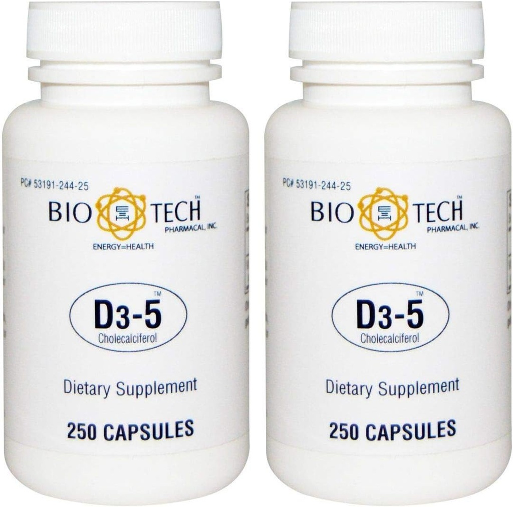 BioTech Pharmacal - D3-5 (5.000 UI) (500 Tablets)