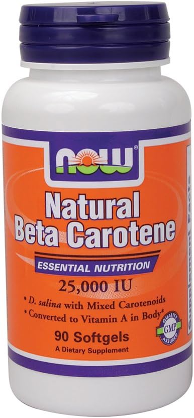 Ahora Alimentos Beta Caroteno (Natural) - 90 Softgels 2 Pack