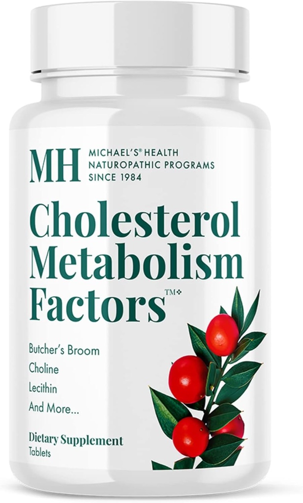 MICHAEL'S Health Naturopathic Programs Cholesterol Metabolism Factores - 90 Tablets - Helps Improve Circulation - Statin & Red Yeast Rice Free - 15 Servings